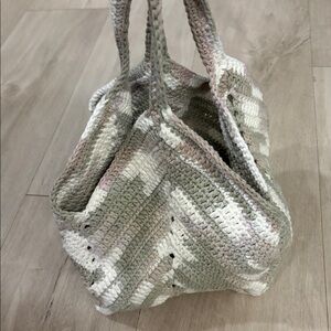 Handcrafted Multicolor Crochet Tote Bag